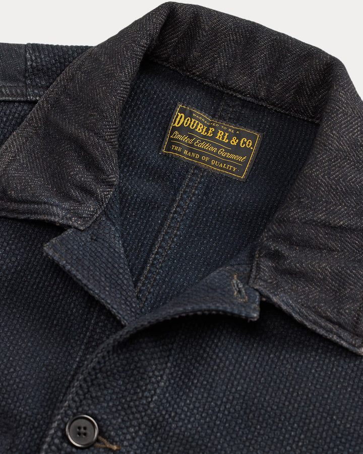 RRL INDIGO PATCHWORK JACKET