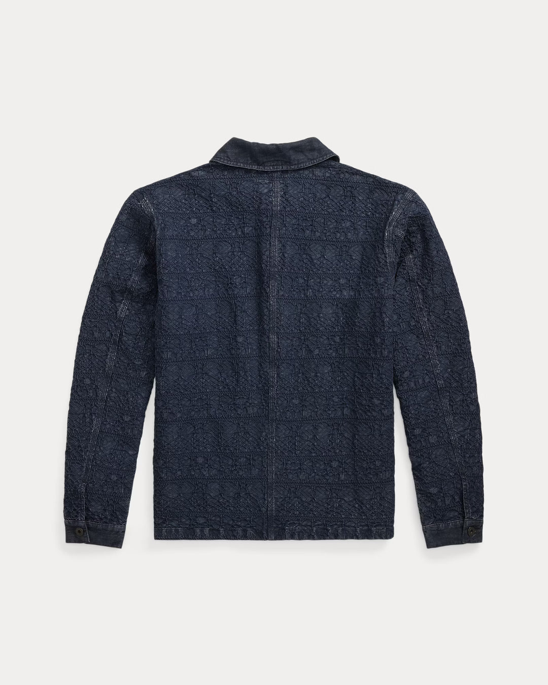 RRL DENIM JACQUARD OVERSHIRT