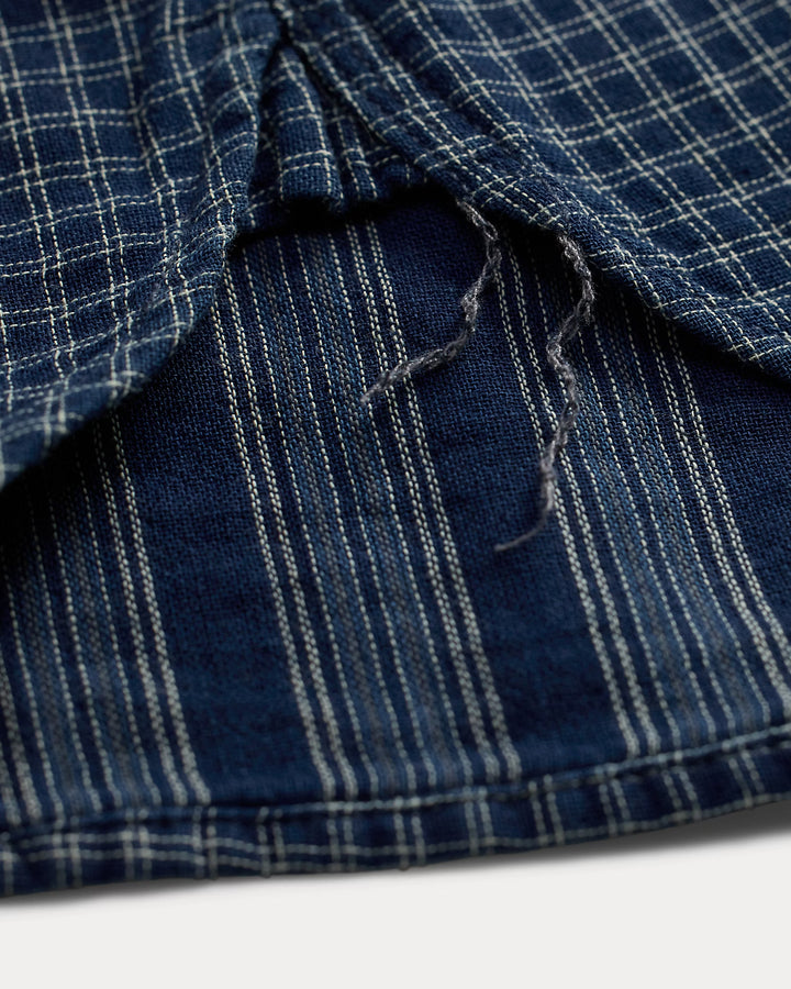 RRL INDIGO DOUBLE-FACED WORKSHIRT