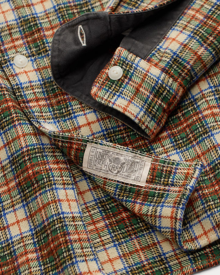 RRL WOLL-BLEND TWILL WORKSHIRT