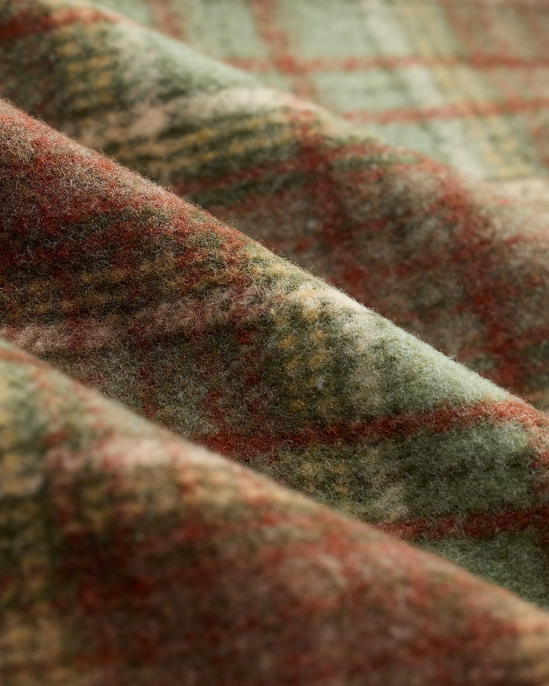 RRL PLAID WOOL BLEND WORKSHIRT