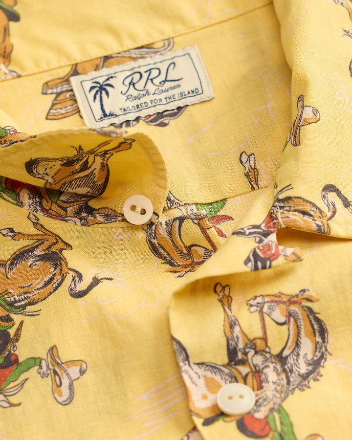 RRL PRINTED CAMP SHIRT