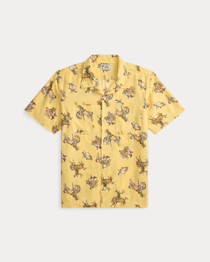 RRL PRINTED CAMP SHIRT