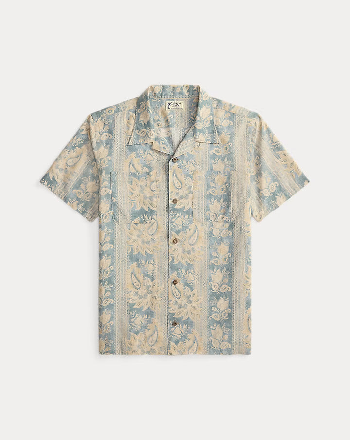 RRL FLORAL-PAISLEY LINEN COTTON SHIRT – Lawrence Covell