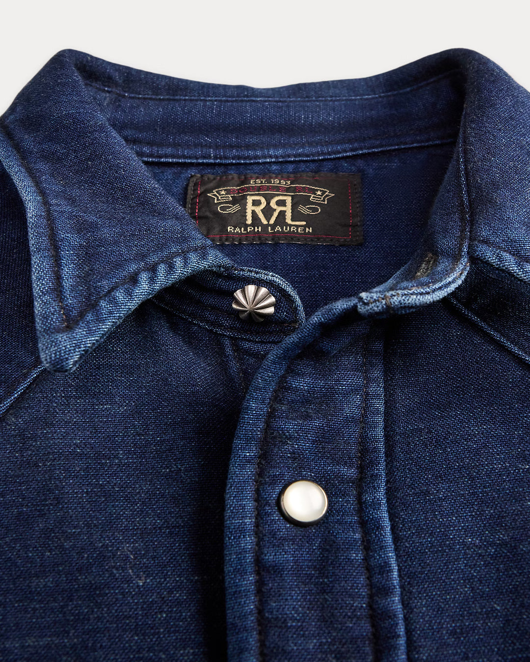 RRL CHAMOIS WESTERN SHIRT
