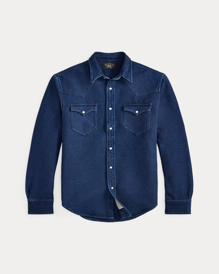 RRL CHAMOIS WESTERN SHIRT