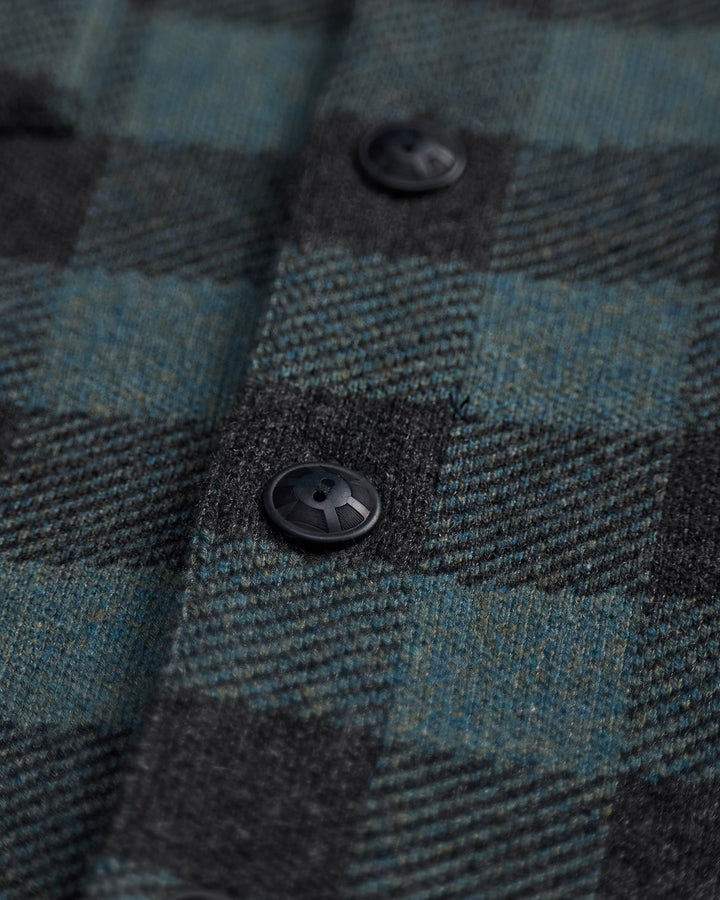 RRL PLAID WOOL-CASHMERE WORKSHIRT