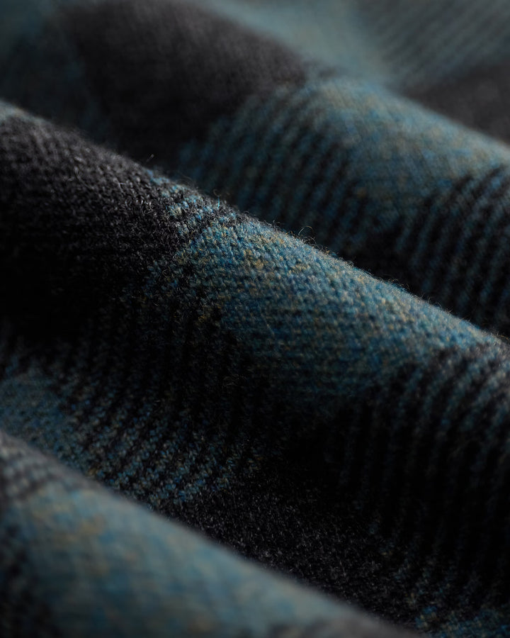 RRL PLAID WOOL-CASHMERE WORKSHIRT