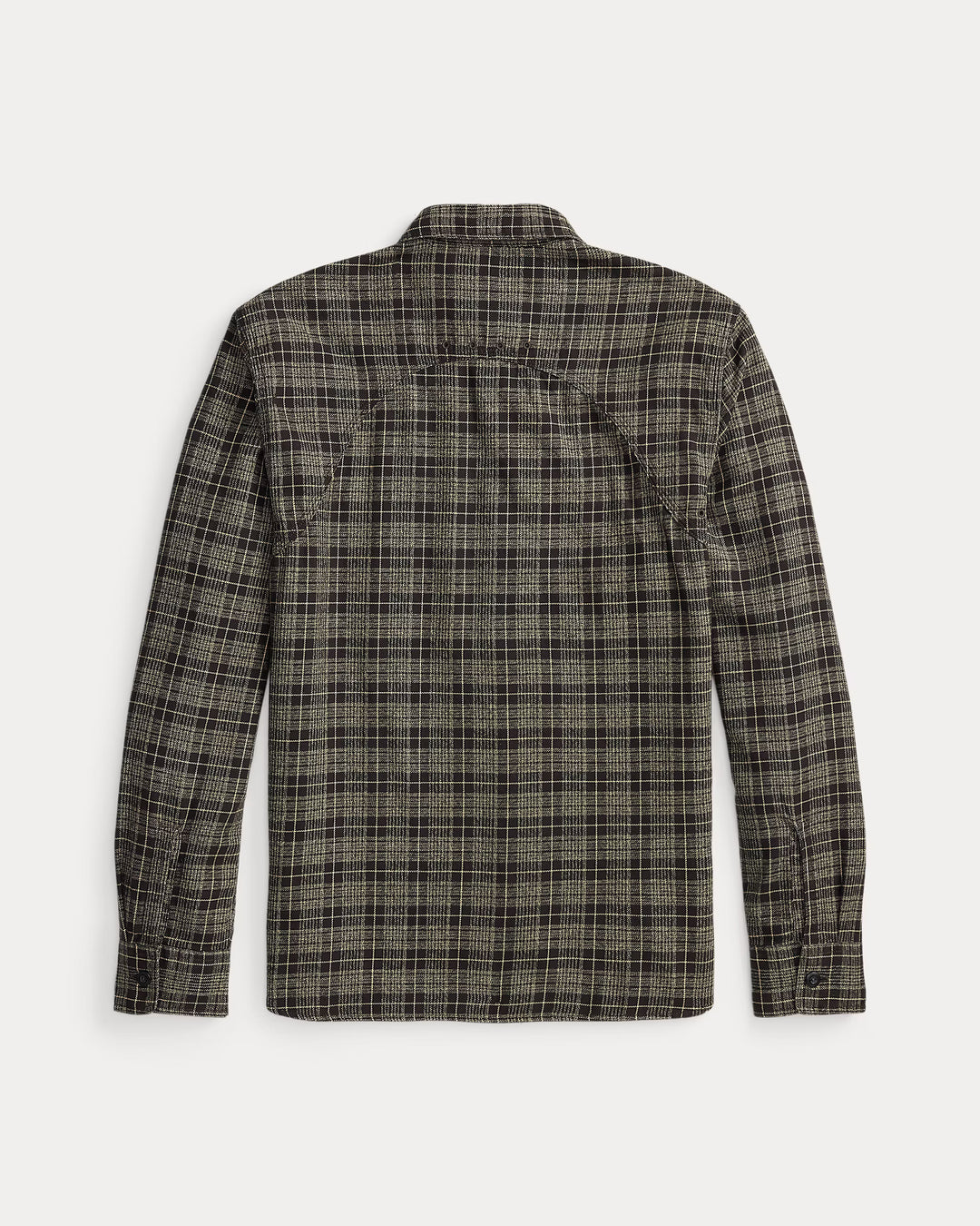 RRL PLAID TWILL WORKSHIRT