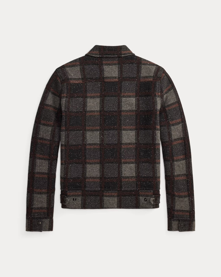 RRL Plaid Wool Cardigan, product image