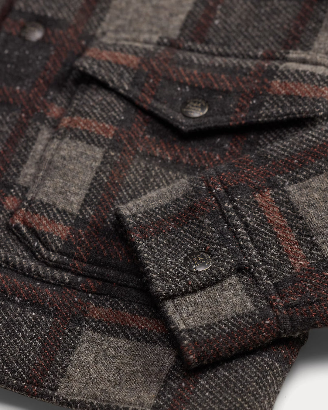 RRL Plaid Wool Cardigan, product image