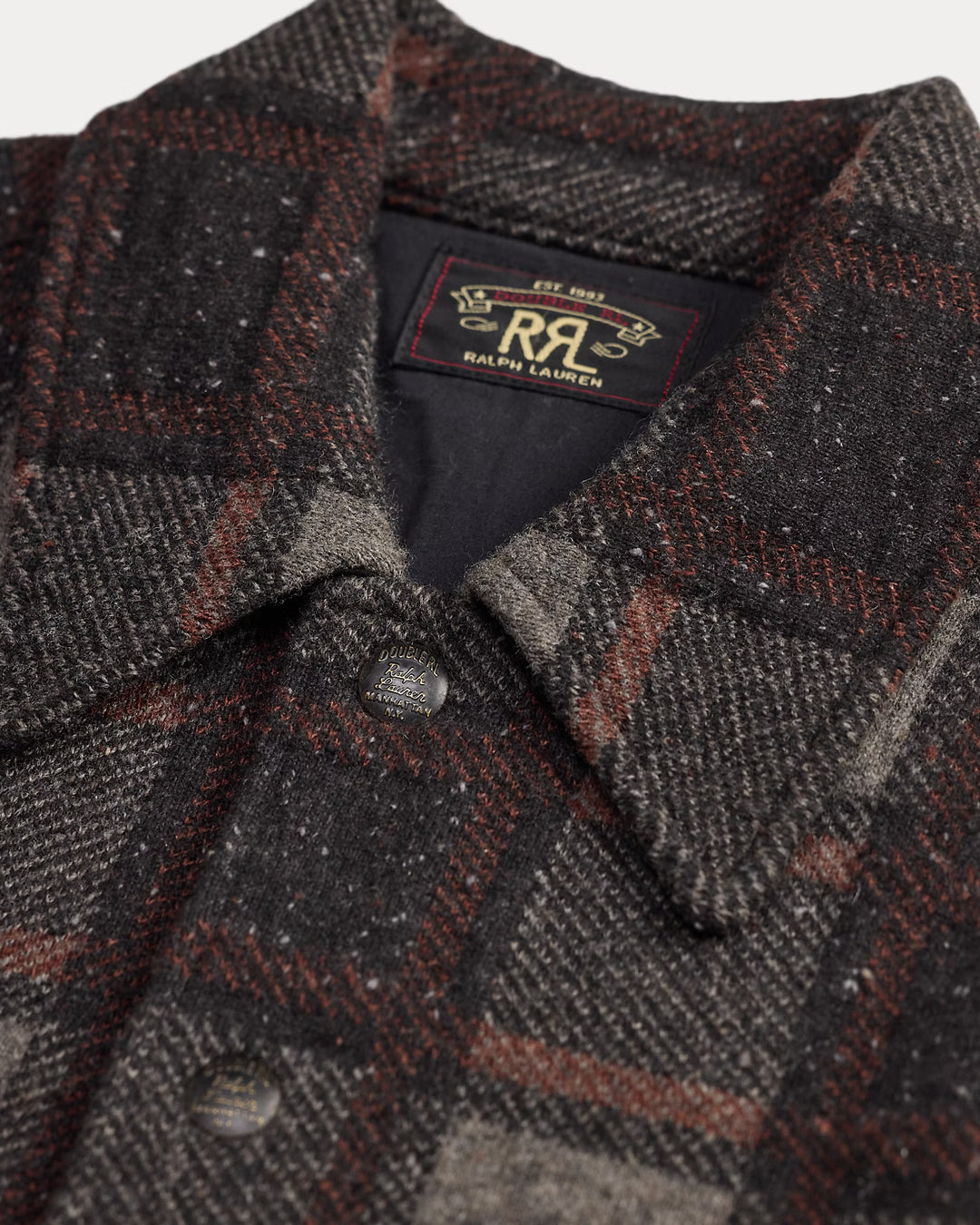 RRL Plaid Wool Cardigan, product image