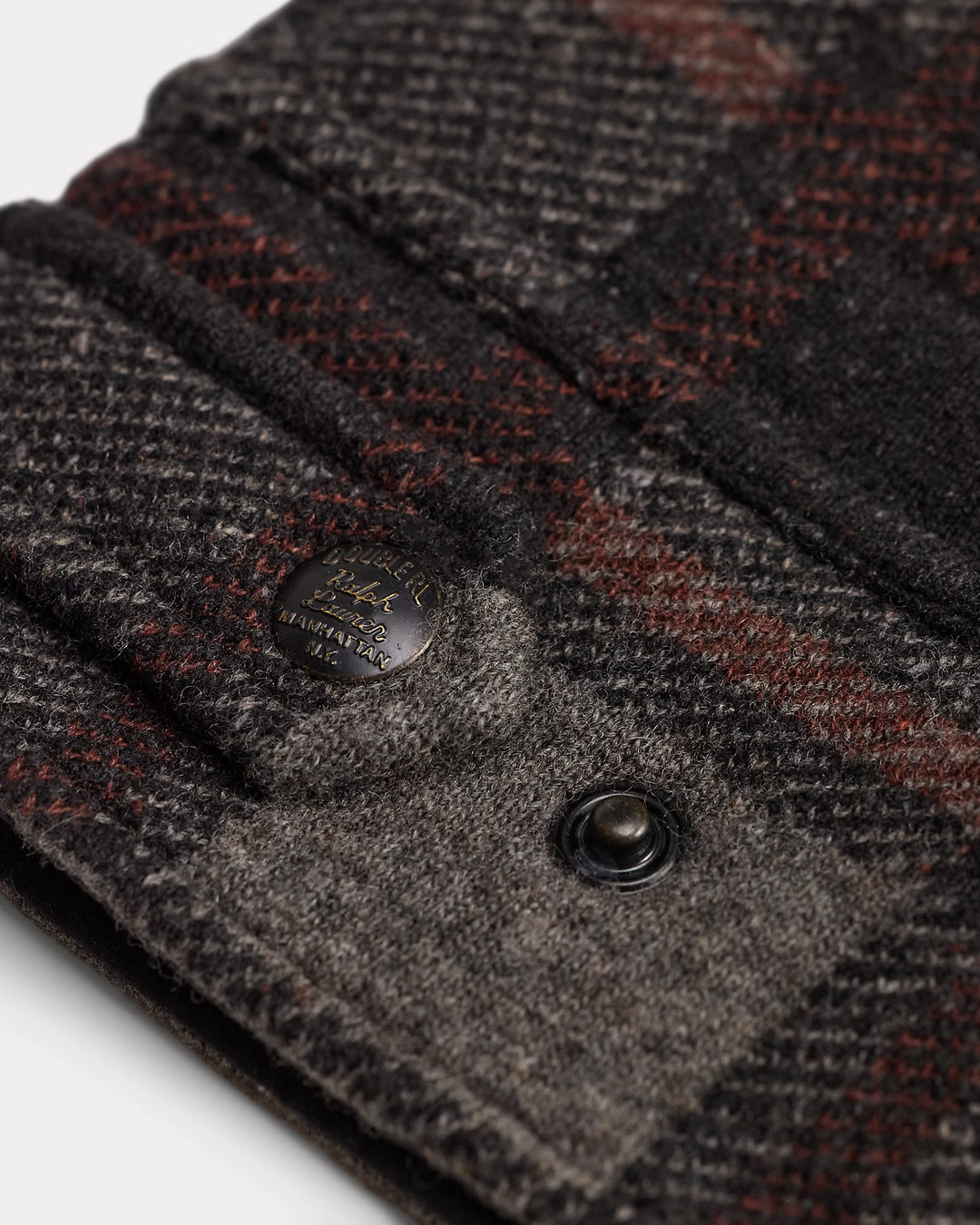 RRL Plaid Wool Cardigan, product image