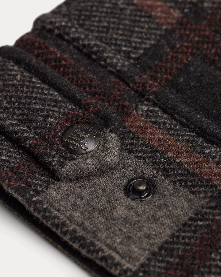 RRL Plaid Wool Cardigan, product image