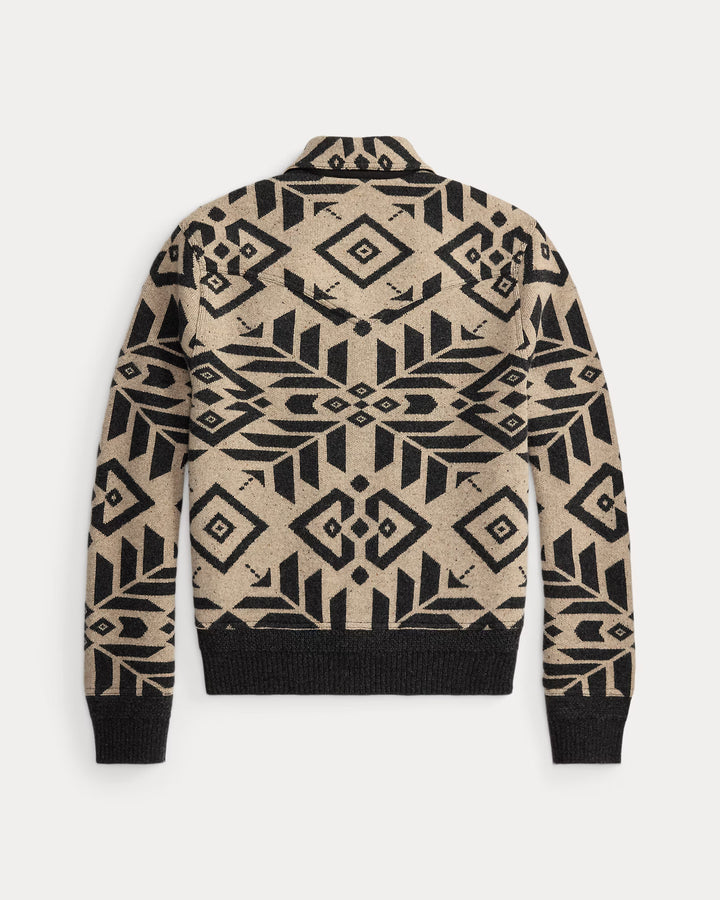 RLL WOOL WESTERN SWEATER JACKET