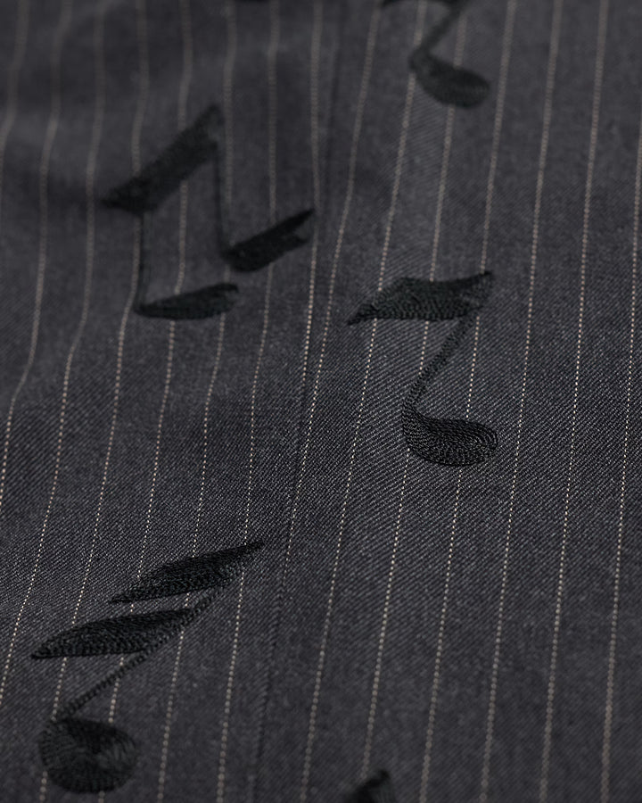RRL PINSTRIPE DENIM OFFECER'S PANT