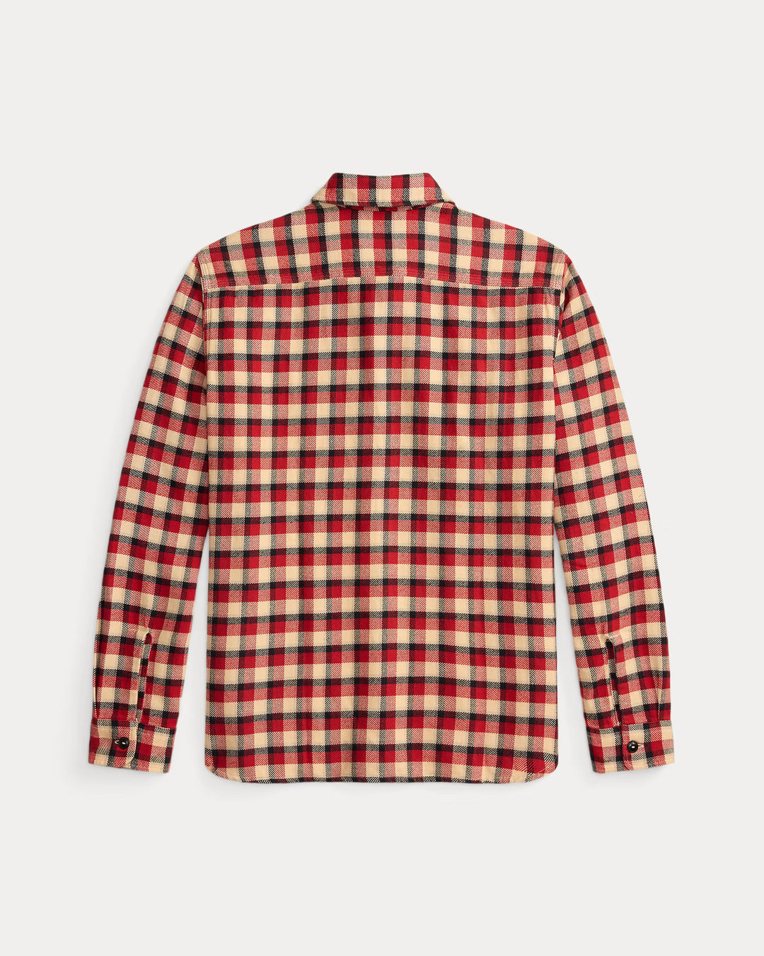 RRL PLAID TWILL WORKSHIRT