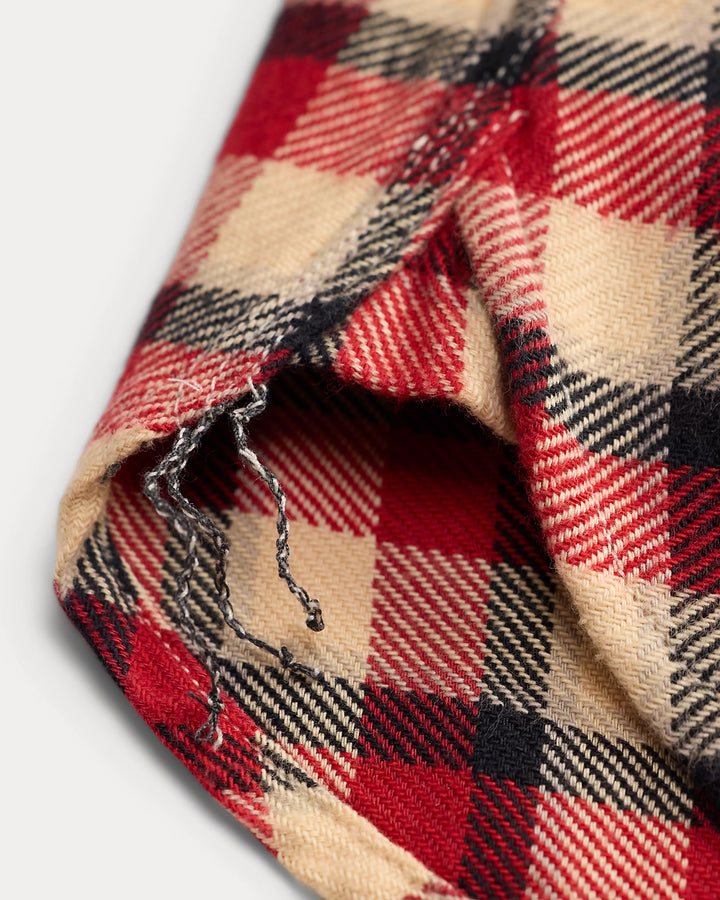 RRL PLAID TWILL WORKSHIRT