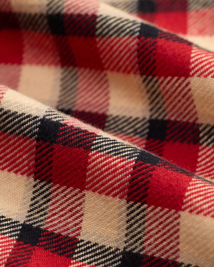 RRL PLAID TWILL WORKSHIRT