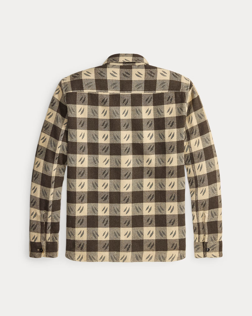 RRL Leaf-Print Checked Twill Workshirt, product image