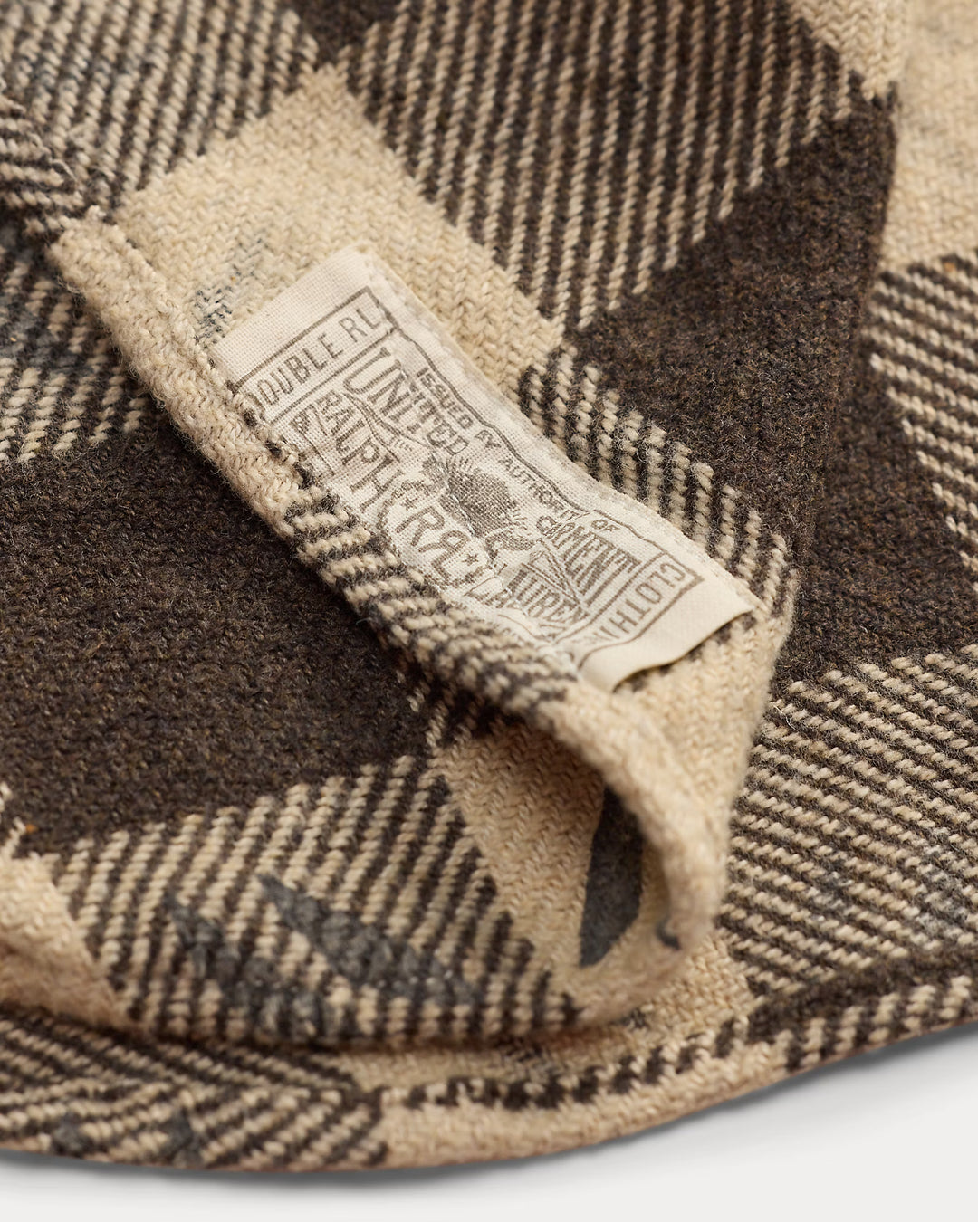RRL Leaf-Print Checked Twill Workshirt, product image