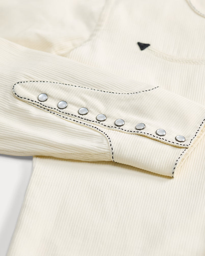 RRL SLIM FIT BEDFORD CORD WESTERN SHIRT