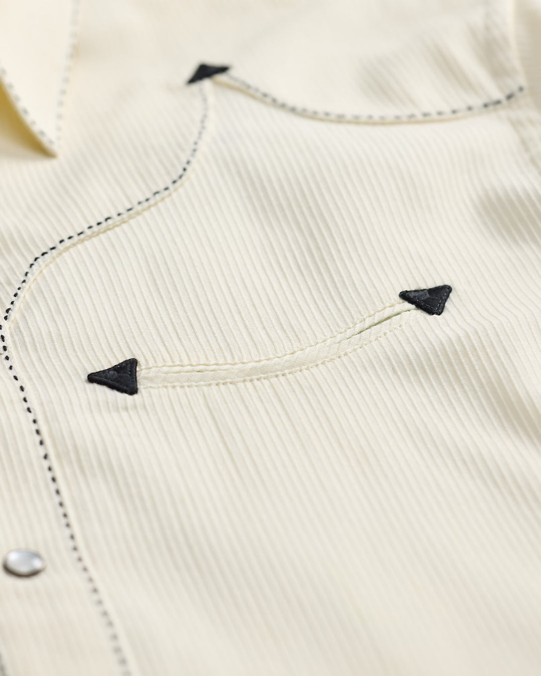 RRL SLIM FIT BEDFORD CORD WESTERN SHIRT
