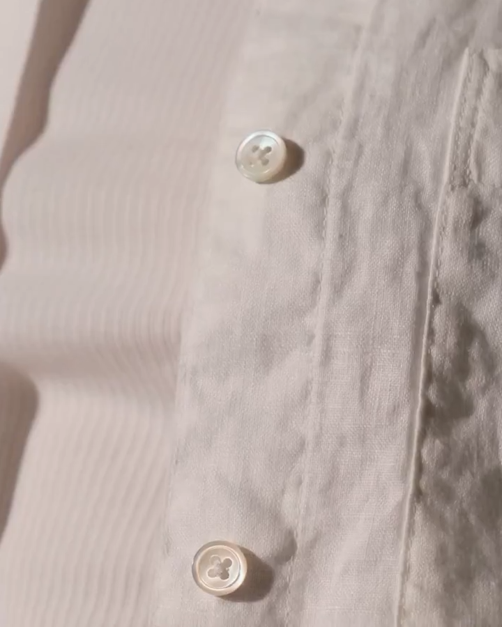 JAMES PERSE DYED LINEN SHIRT