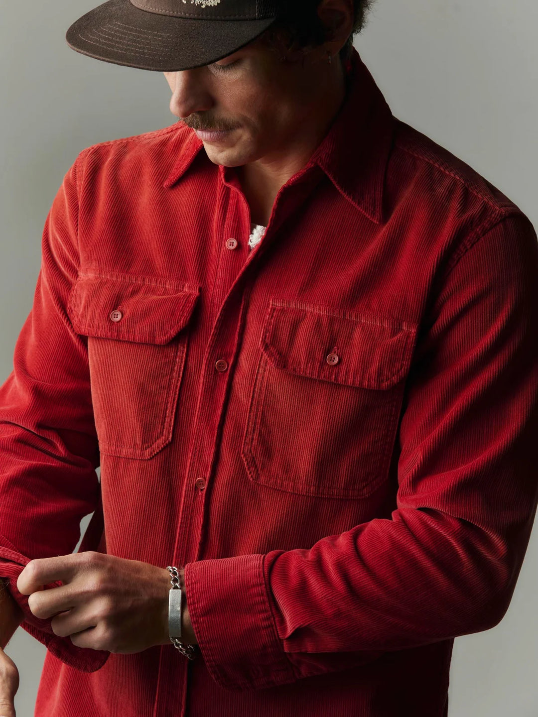 IMOGENE+WILLIE GRIFFIN CORD SHIRT