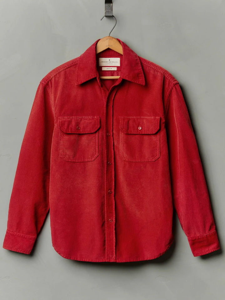 IMOGENE+WILLIE GRIFFIN CORD SHIRT