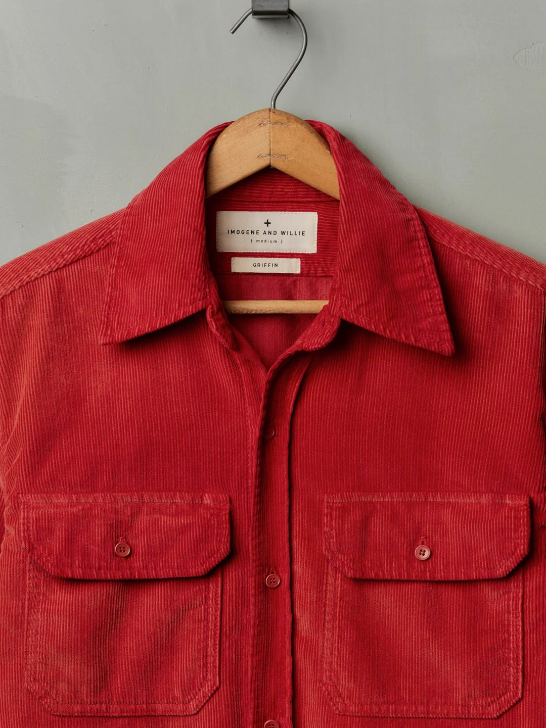 IMOGENE+WILLIE GRIFFIN CORD SHIRT