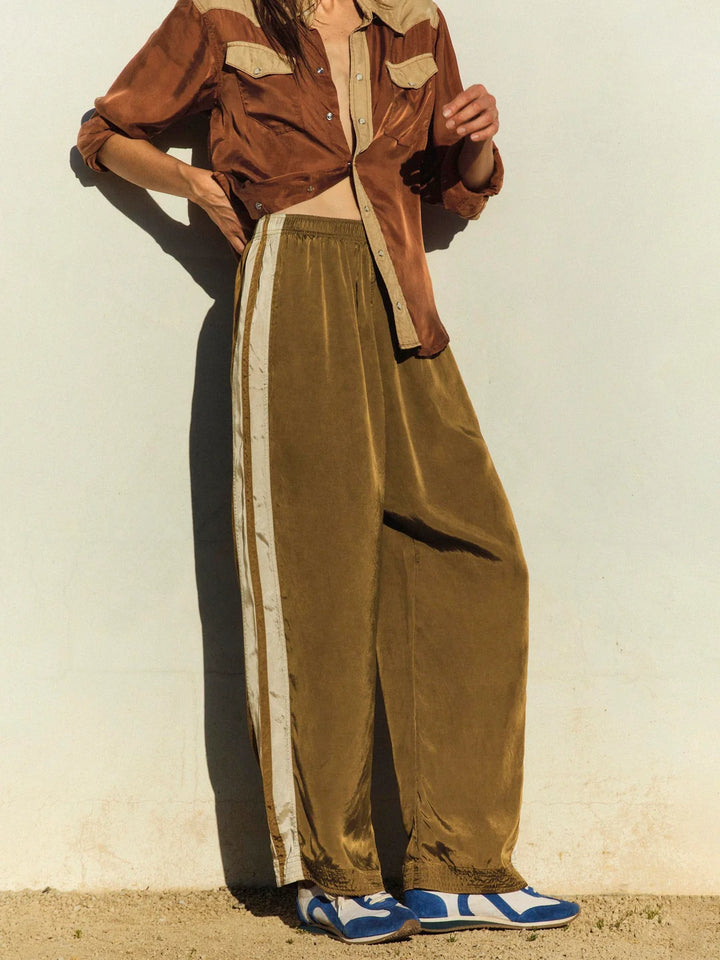 IMOGENE + WILLIE STRIPED TRACK PANT