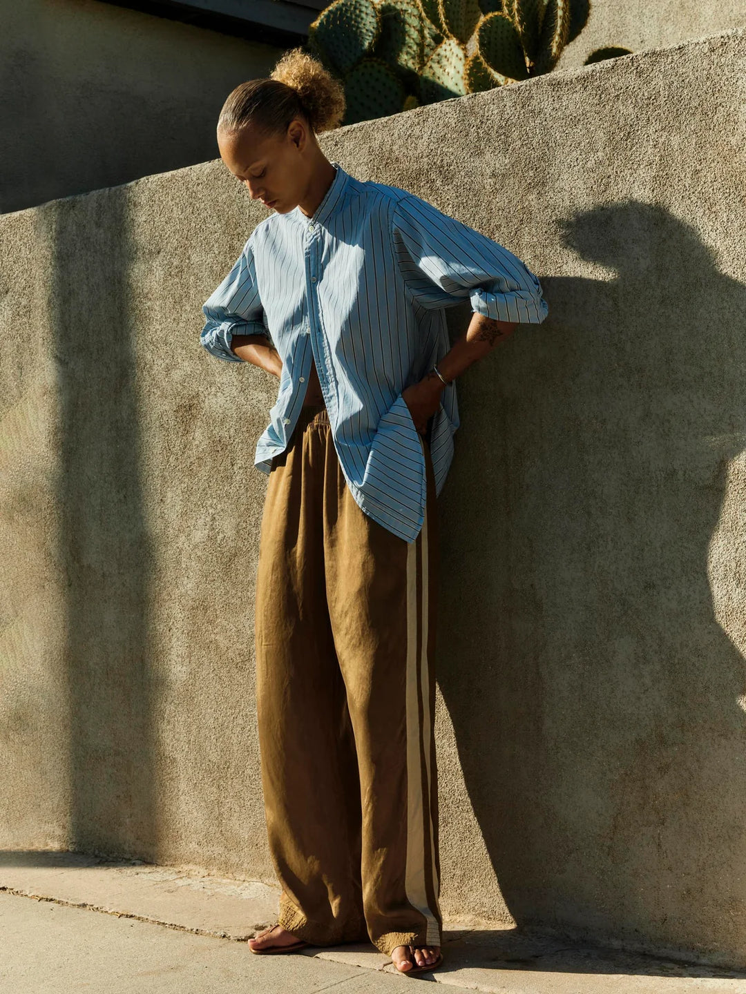 IMOGENE + WILLIE STRIPED TRACK PANT