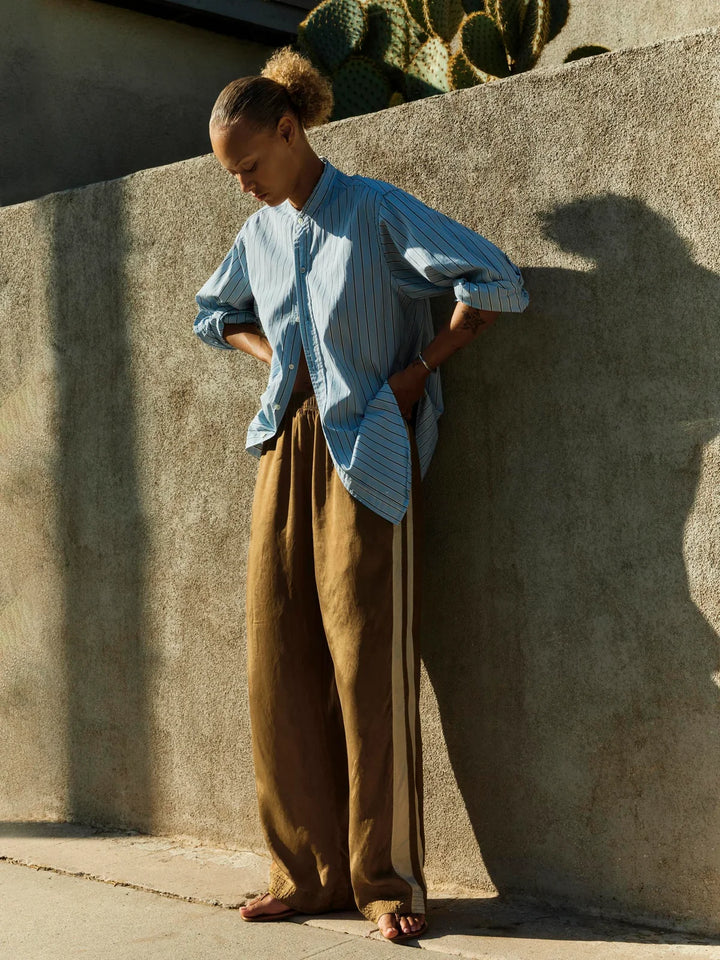 IMOGENE + WILLIE STRIPED TRACK PANT