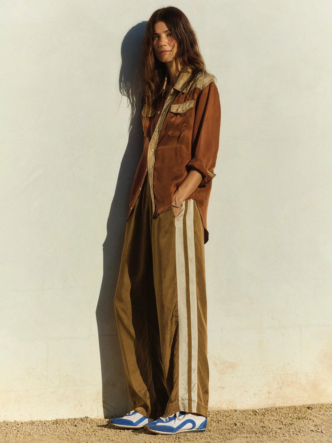 IMOGENE + WILLIE STRIPED TRACK PANT
