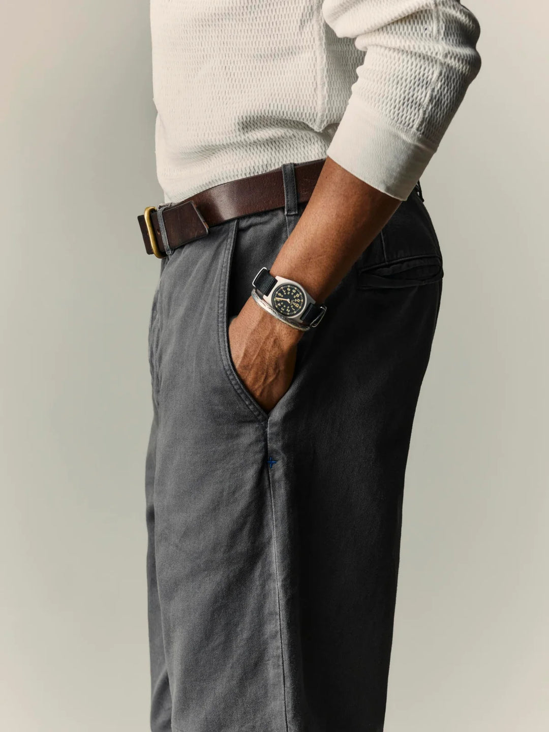 IMOGENE + WILLIE WILKINSON TROUSER IN CHARCOAL