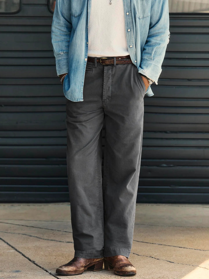 IMOGENE + WILLIE WILKINSON TROUSER IN CHARCOAL