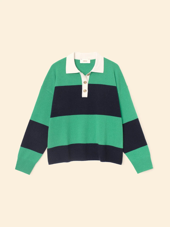 XIRENA BRAXTON STRIPED SWEATER