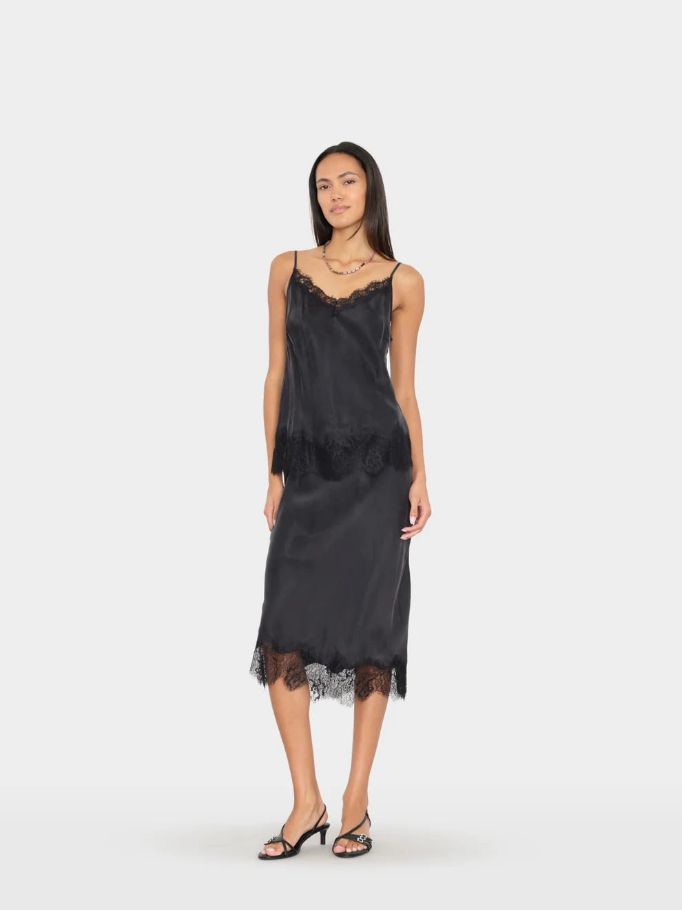 XIRENA BLACK YVETTE SKIRT