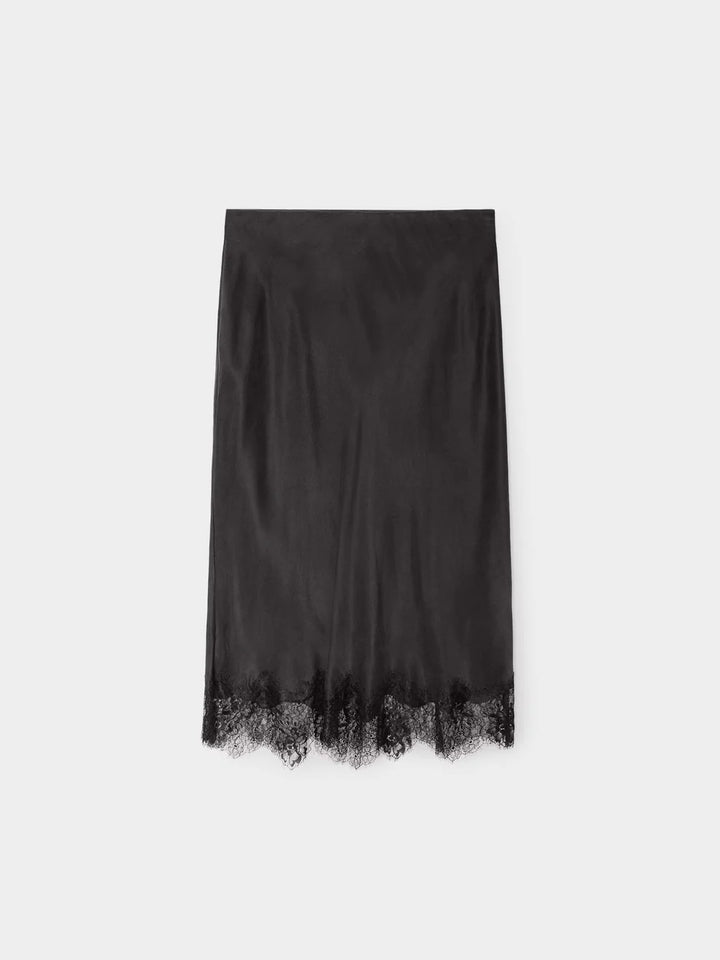 XIRENA BLACK YVETTE SKIRT