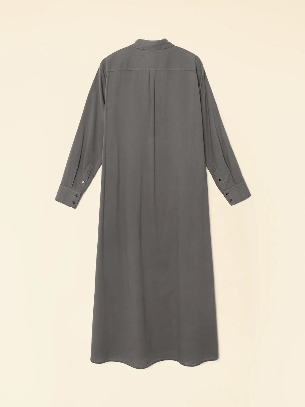 boden grey dress BODEN Taupe Gray Jersey Full Skirt Dress US 8