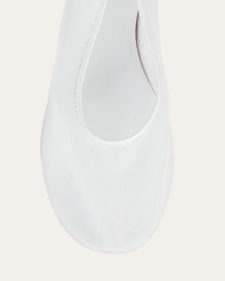 White sock on a light gray background